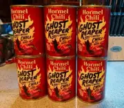 6 Cans Hormel Ghost Reaper Chili * Carolina Peppers Worlds Hottest SOLD OUT