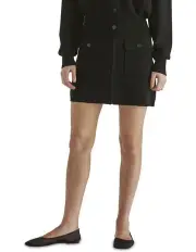 [Sass] Baldwin Knit Skirt in Black