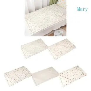 Mary 2 件裝棉質嬰兒枕頭和床墊套裝舒適嬰幼兒床上用品適用於各種家居設置 D