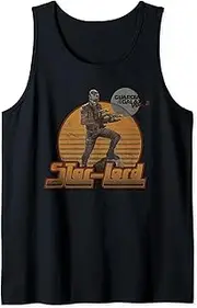 [Marvel] GOTG Vol. 2 Star-Lord Retro Striped Action Pose Tank Top
