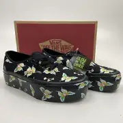 Vans Auth. Stacked Morph Blackout Glow In The Dark Shoes Women Size 8 Platform