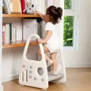 Adjustable Toddler Step Stool for Kids Two Step Standing Tower