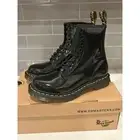 Dr Martens 1460 W Patent Leather Lamper Black Boots 11821011 Women’s Size 7 NEW