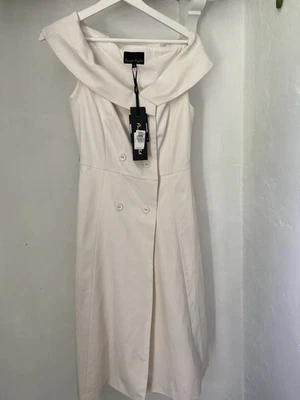 Phase Eight Felicity Dress with Bardot Neckline - Size 10 Bnwt