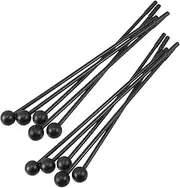 BAZEITFLOW 10 Pack Plastic Drum Hammers Long Handle Xylophone Mallets Boys and Girls Musical Instruments Percussion Mallets Set