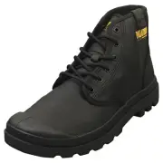 Palladium Pampa Hi Coated Unisex Casual Sneakers in Black - 13 US