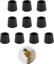 Stacool 10PCS HVAC Hose Gasket, 1/4 Inch Sealing Gasket Kit, AC Charge Hose, Rubber Gaskets and Seals, Black, 10 Count
