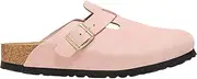 [Birkenstock] Women's Boston BS Slippers, Light Rose, 40 EU, Light Rose, 9-9.5