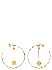 [Jacquemus] Jacquemus-Les Creoles Nodo Gioielli Oro-Donna OS