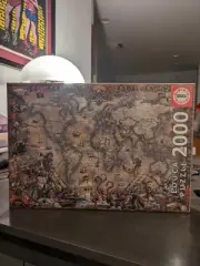 Educa 2000 Piece Puzzle Old Pirate Maps - New And Sealed!!!