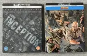 Inception 4K Steelbook (Sealed) + Jumanji: The Next Level 4K Steelbook