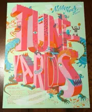 Tune Yards Nikki Nak 2014 Tour Art Print Poster Signed #11 Spearmint Edition