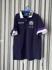 NEW Scotland macron 2017-2018 Home SS Cotton Rugby Shirt rugby size 3XL jersey