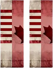 Hand Towels for Bathroom,Gym Towels for Working Out,Sports Towel,America Canada Flag Retro,2-Pc