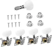 TEMPNAP 1set Tuner Tuning Peg Key Button and Bushing for Banjo Machine Parts Banjo Tuning Pegs for Accurate String Easy Installation Essential Accessory for Musicians