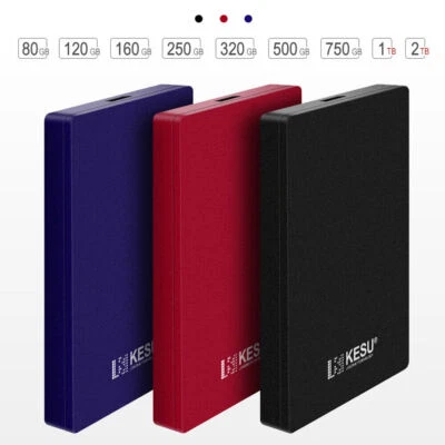 Portable External Hard Drive Disk 2TB 1TB USB3.0 Game Memory Disk Storage Device
