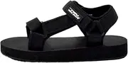 [NEV] Men's Sports Sandals, Lightweight, Surf, Marine, Pool, Beach, Outdoor Activities, Camping, Black, Black, M