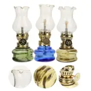 3 Pcs Oil Lamps for Indoor Use Oils Kerosene Decoration Lantern