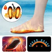 USB Electric Heated Shoe Insoles Cuttable Boots DIY Battery Thermal Soles Pad