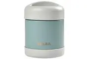 Beaba: Stainless Steel Food Container - Light Mist/Eucalyptus Green (300ml)