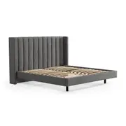 Hillsdale King Bed Frame - Spec Charcoal