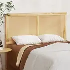 Bed Head Headboard Double Rattan Pine Furniture Bedroom Decor Home Design -D-WD