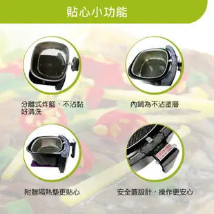 SANLUX 台灣三洋 2.2L微電腦溫控健康氣炸鍋(附食譜) SK-F820 現貨 廠商直送