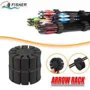 1/2/4PCS Archery Arrow Holder EVA Foam Round Rack For 12 Arrows Separator Quiver