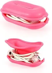 Gatuida 917 Headphone Storage Box Data Cable Organiser Tidy Box for Travel Color