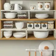 Countertop Organization Shelf Pantry Rack Kitchen Organizer for Plates Cutlery