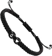 [Generic] Letters Bracelets For Women | 26 Letters Braided Bracelet With Heart Design,Braided Drawstring Bracelet, 26 Letters Initial Charm Bracelet, Adjustable For Women Men