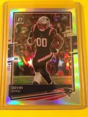 2020 Optic DEVIN ASIASI Silver Holo Prizm Rookie RC #146 Patriots