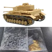 1/35 Panzerkampfwagen III/IV Tank Metal Track Links w/Metal Pins for Tamiya/RFkZ