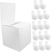SOPOTUTU 15pcs Raffle Box for Fundraising and Voting Multi-functional Paper Container for Events and Celebrations Portable Ballot Box for Parties and Gatherings