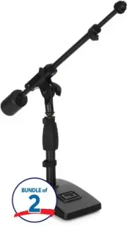 Gator Frameworks GFW-MIC-0822 Telescoping Boom Mic Stand - 2 Pack