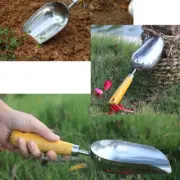 Stainless Steel Garden Shovel Tool With Eyelet For Convenient Storage Options