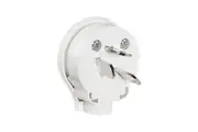 HPM 3 Pin 20A Side Entry Plug White | 106/4WE