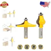 Precision Router Bit Set for Custom Handrails - 1/2-Inch Shank Design
