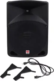 RPG10 10" 600W Powered DJ PA Speaker System, Deep Bass, 2 Channel Mixer, EQ -...