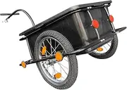 Generic Bicycle Cargo Trailer, Removable Box, Multifunctional Utility Wagon, Bicycle Trailer