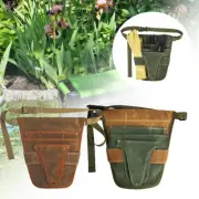 Garden Tool Canvas Belt with Multiple Pocket Waist Belt Heavy Duty for Gardening