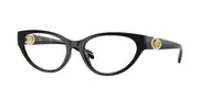 Versace VE3372U GB1 Women’s Glasses Black Size 52 - Private Health Rebate - Blue Light Block Available