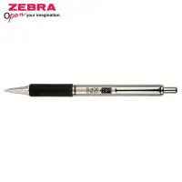 在飛比找Yahoo!奇摩拍賣優惠-又敗家(美版)日本ZEBRA不銹鋼原子筆G-402 0.5m