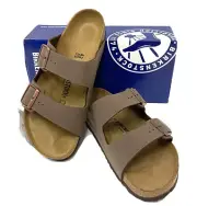 Birkenstock Arizona BS Unisex W11/M9 (EU42)Reg Fit Brown Slide Sandals S1-297