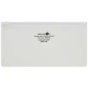 Aqua Drops Zip Wallet Open Pencil Case Clear