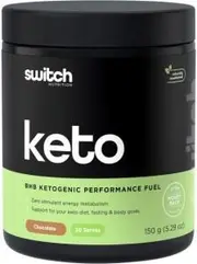 Switch Nutrition Keto BHB Ketogenic Performance Fuel Chocolate 150g