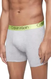 Calvin Klein L83028 Men's Grey Ultrasoft Stretch Modal Boxer Briefs Size Large