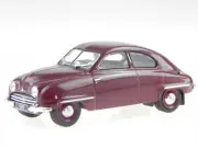 Saab 92B 1954 red diecast model car 3898008 Atlas 1:43