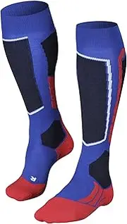 [FALKE] Men's SK2 Wool Ski Socks Merino Black Grey More Colours Thick Thermal Padded Long Ski Sock Cushioned Sole Breathable Quick Dry for Skiers of All Abilities 1 Pair