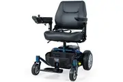 EQUIPMED Heavy Duty Electric Wheelchair, Up to 20km Range, Ultra-Comfortable, Great Turning Circle, Safe Stable Non-Slip Anti-Roll Back Power Chair, Blue
